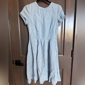 H&M Sky Blue Casual Dress